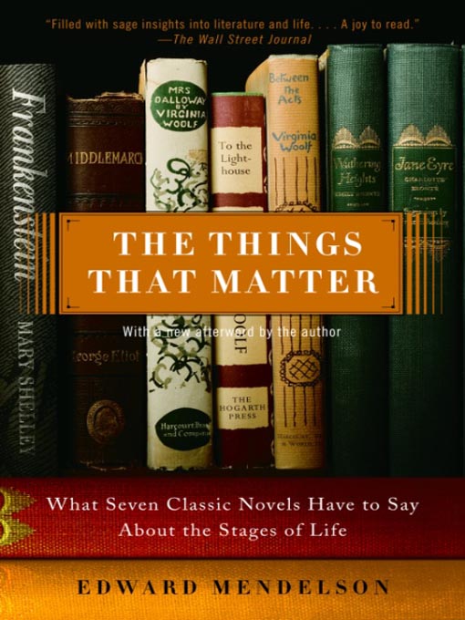 Cover of The Things That Matter